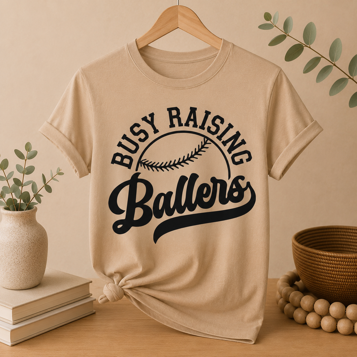 Busy Raising Ballers T-Shirt