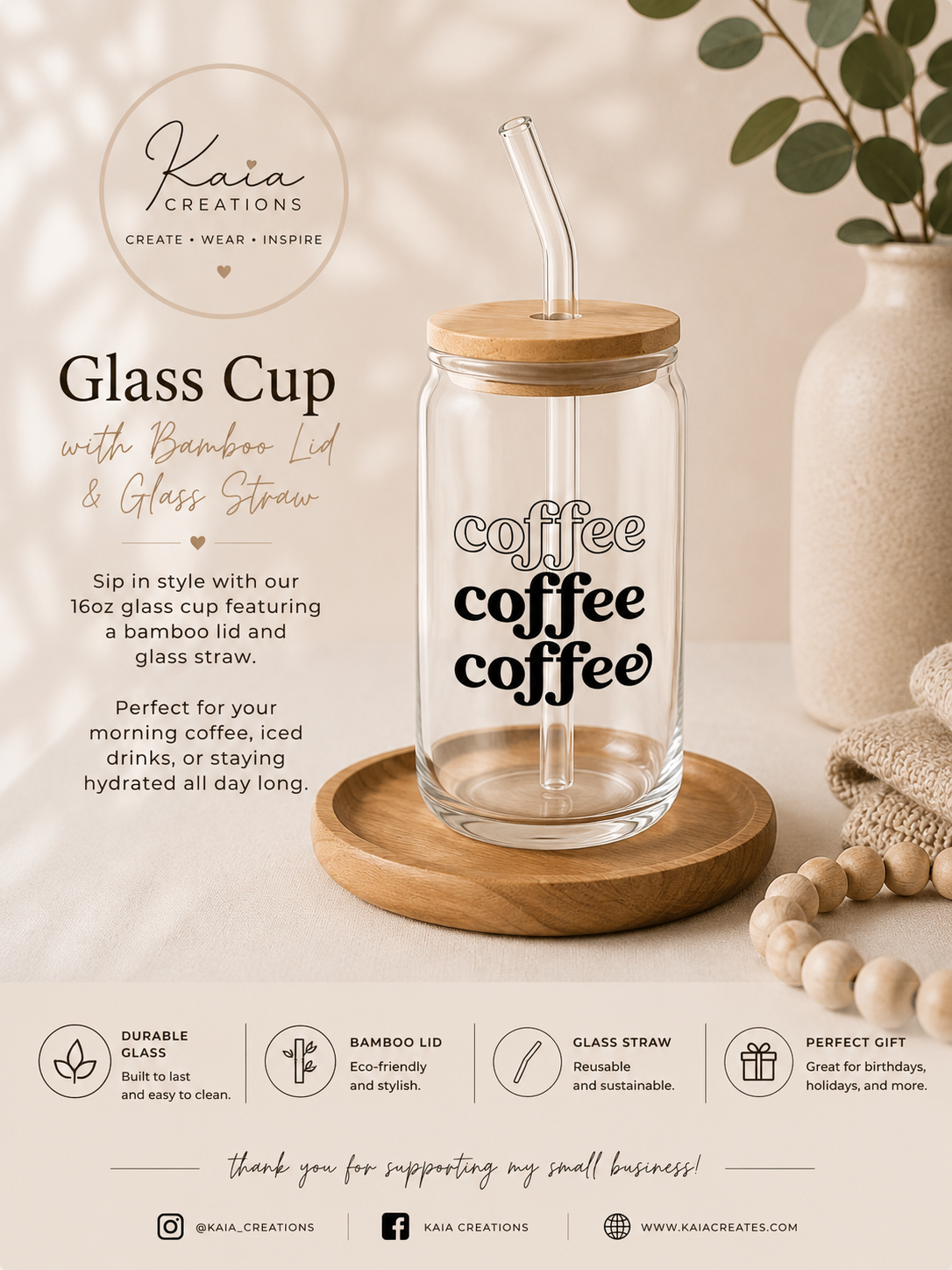 Coffee -Glass Cup