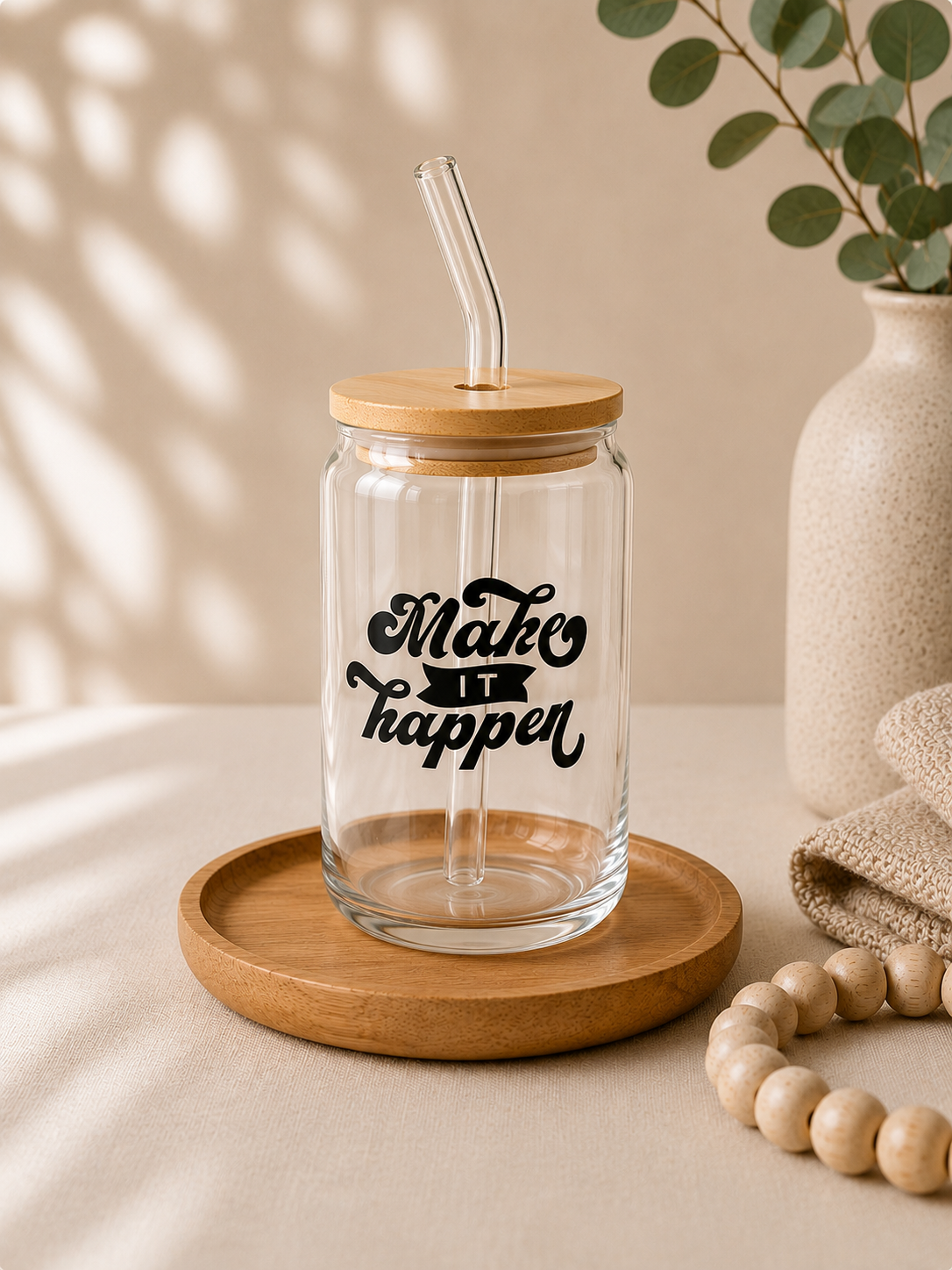 Make It Happen - Glass Cup